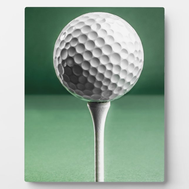 Golf Ball on Tee Plaque (Front)