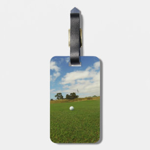 Golf Ball On The Green, Luggage Tag