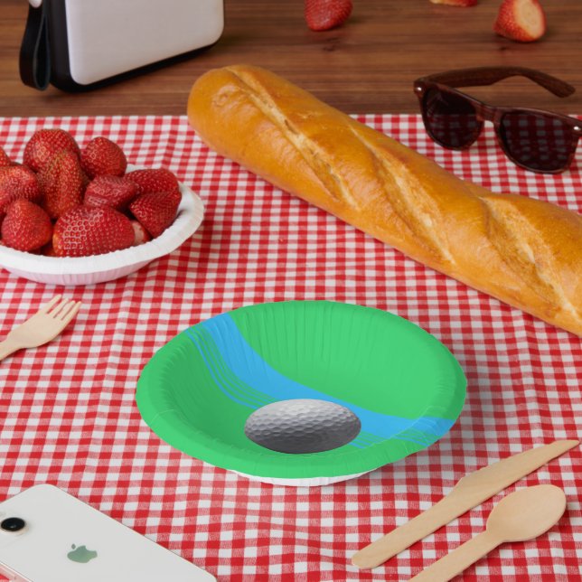 Golf Ball paper bowls Paper Plate (Picnic)