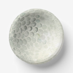 Golf Ball Paper Plate