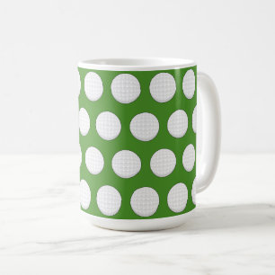 Golf Ball Pattern Coffee Mug