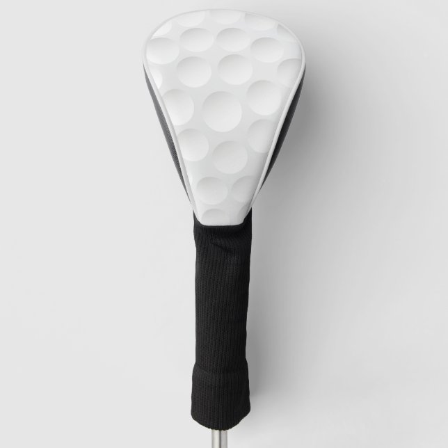 Golf Ball Pattern Head Cover (Front)