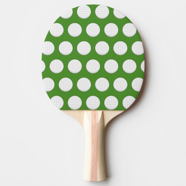Golf Ball Pattern Ping Pong Paddle (Front)