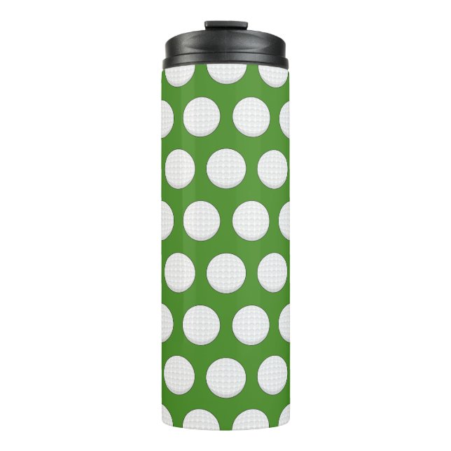 Golf Ball Pattern Thermal Tumbler (Front)