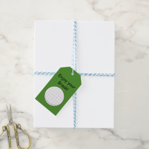 Golf Ball Personalise Gift Tags