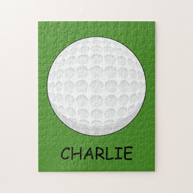 Golf Ball Personalise Jigsaw Puzzle (Vertical)