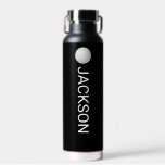 Golf Ball Personalised Golfer Name Custom Text Water Bottle<br><div class="desc">Super fun water bottle featuring a golf ball and your custom text on the front and back - easily add additional text too. Makes a perfect gift for golfers, golf coaches, club tournament gift - or get one for yourself for all your golf outings/workouts, sporting activities and errands around town....</div>