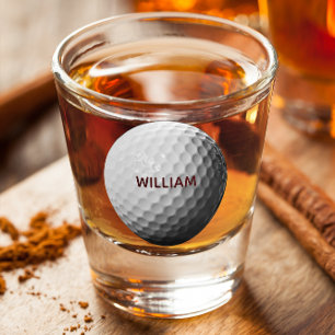 Golf Ball Personalised Shot Glass