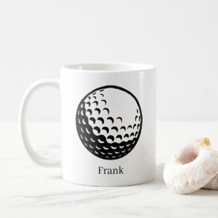 Golf Ball Personalized Coffee Mug