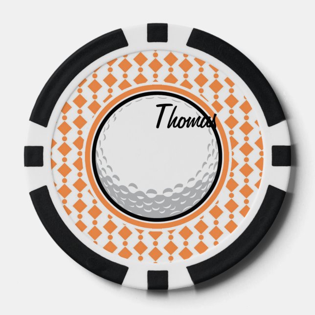 golf ball poker chips (Front)