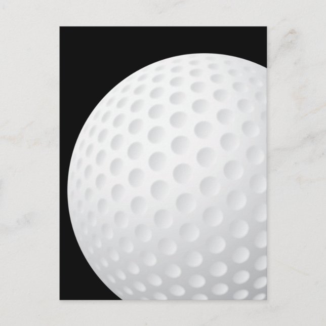 Golf Ball Postcard (Front)