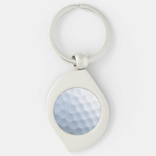 Golf Ball Print Pattern Background Key Ring
