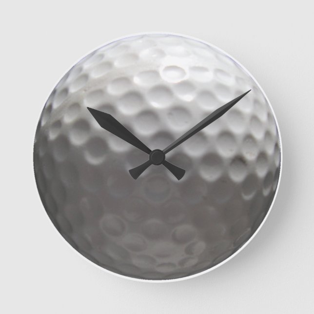 Golf Ball Round Wall Clock (Front)