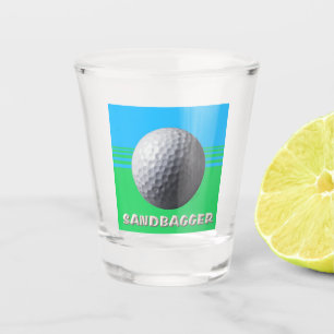 Golf Ball Sandbagger shot glass