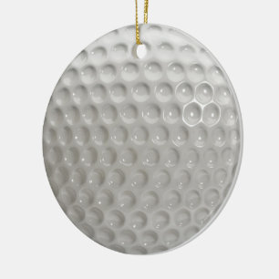 Golf Ball Sport Ceramic Ornament