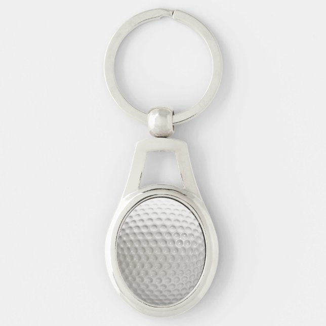 Golf Ball Sport Key Ring (Front)