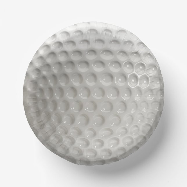Golf Ball Sport Paper Plate (Front)