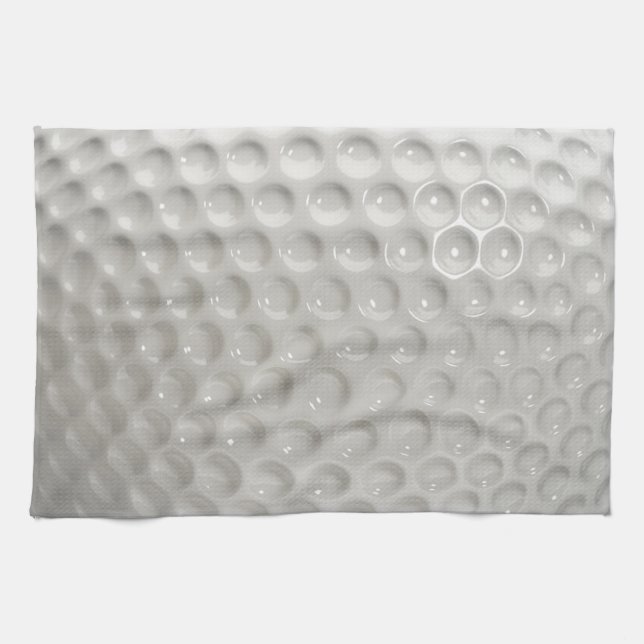 Golf Ball Sport Tea Towel (Horizontal)