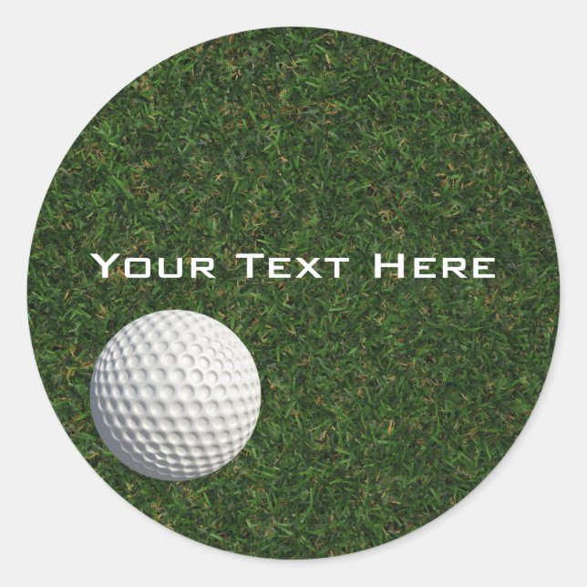 Golf Ball Sticker (Front)