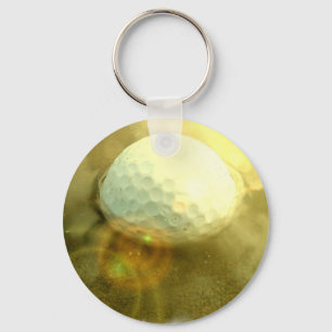 Golf Ball Stuck in the Mud Keychain