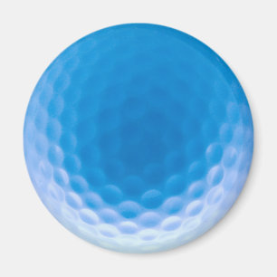 Golf Ball Texture Dimples Arctic Blue Magnet