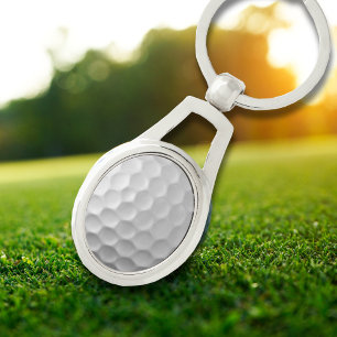 Golf Ball Texture Key Ring