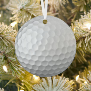 Golf Ball Texture Metal Tree Decoration