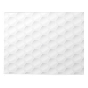 Golf ball texture notepad