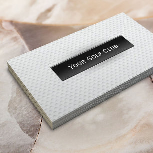 Golf Ball Texture Professional Golf Business Card