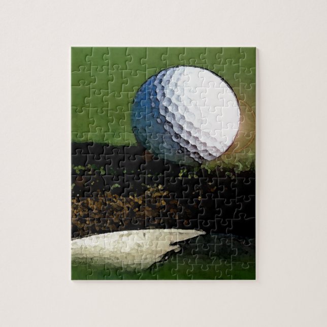 Golf Ball & the Hole Jigsaw Puzzle (Vertical)