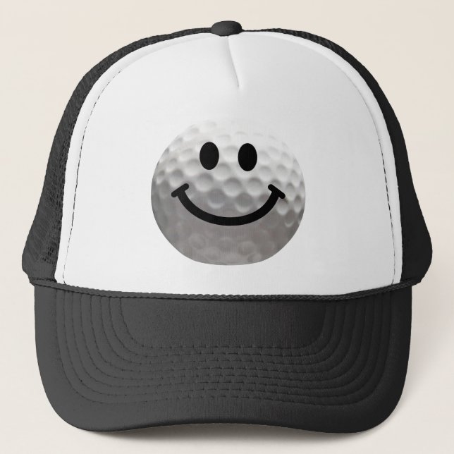 Golf ball trucker hat (Front)