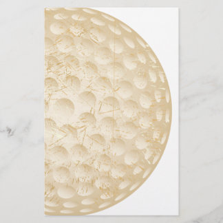 golf ball vintage stationery