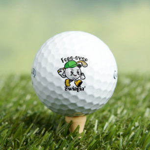 Golf Ball with Big Personality - Fore-Ever Swingin