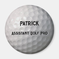 Golf Ball with Dimples Personalised Name Title