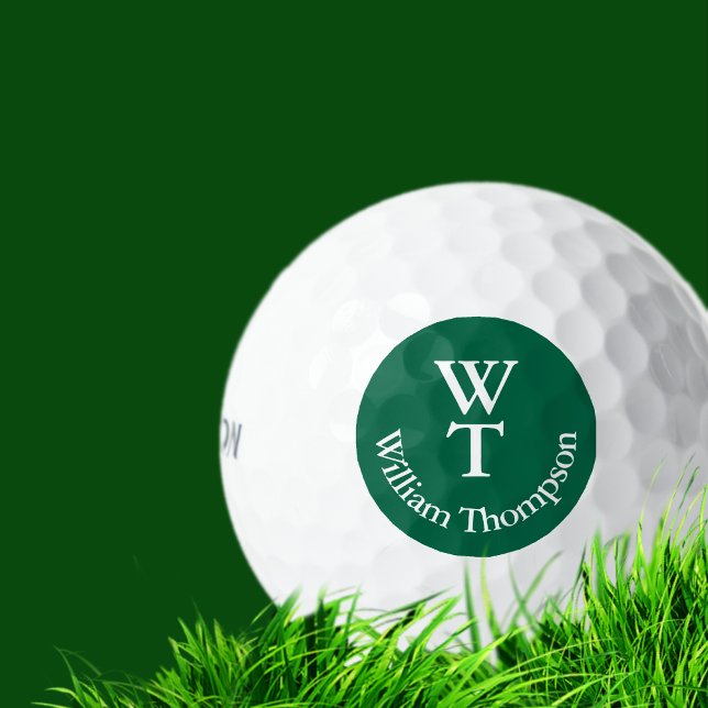 Golf Ball with Green Circle with Name (Creator Uploaded)