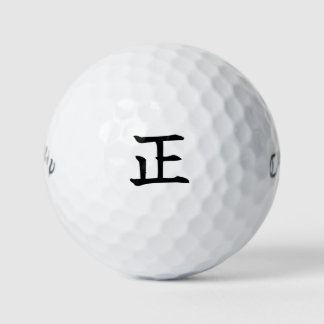Golf ball with Japanese Kanji 'SEI'