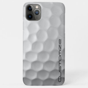 Golf Ball with Personalised Text iPhone 11 Pro Max Case