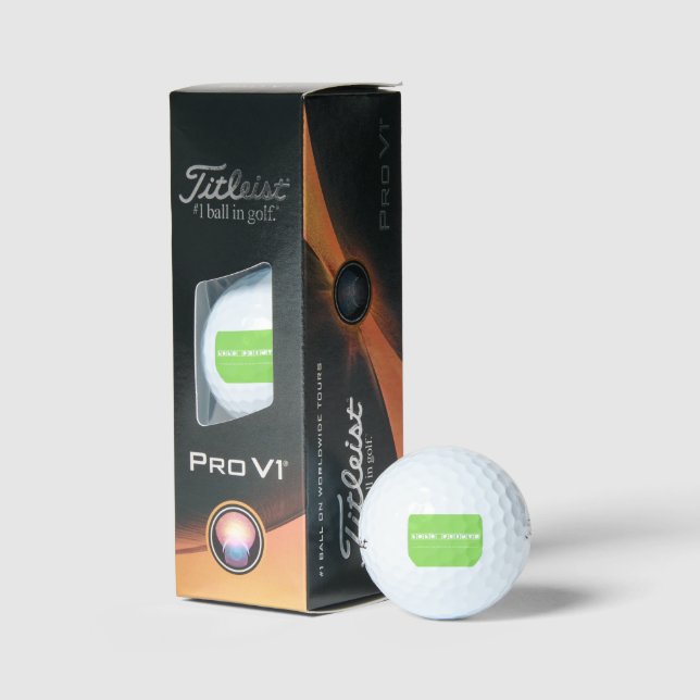 Golf balls (Packaging)
