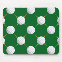 Golf balls and Tees on Green