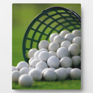 Golf Balls Bucket Plaque