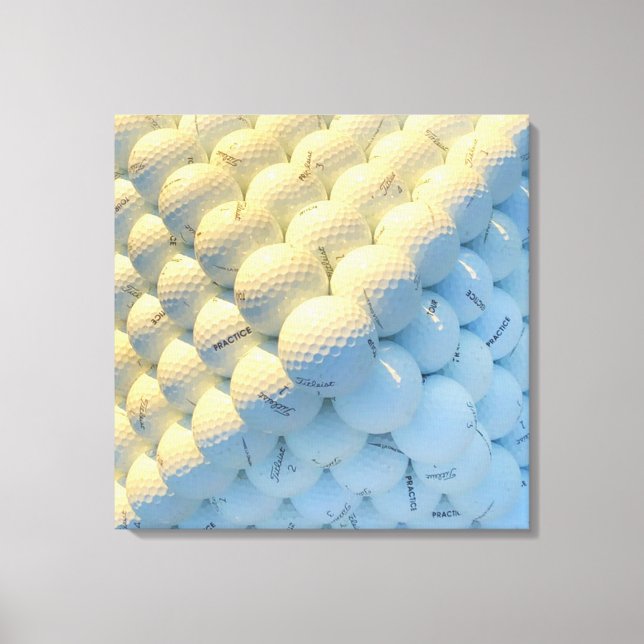 Golf Balls Canvas Print (Front)