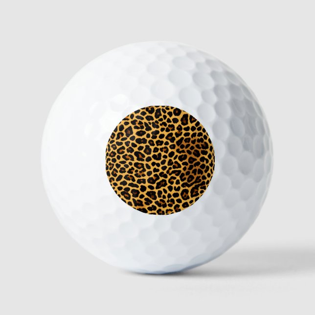 Golf Balls – Cheetah Wild Print, Beautiful Design (Front)
