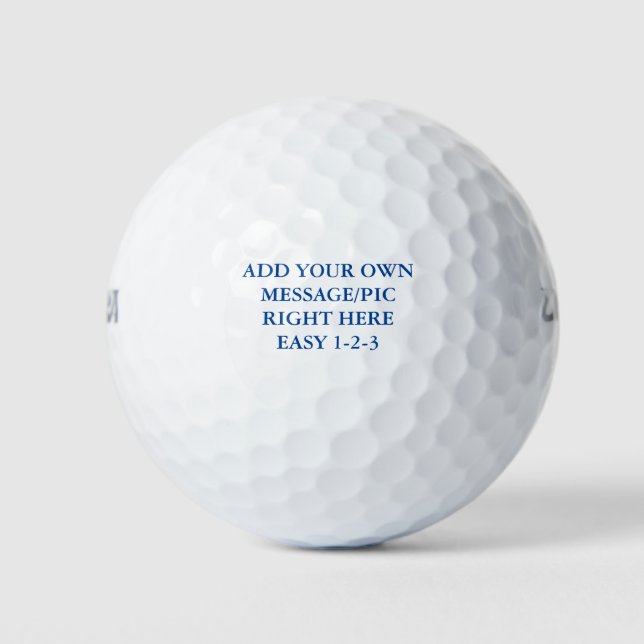 Golf Balls Custom Favours OR GIFTS (Front)