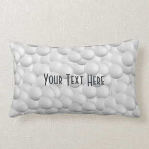 Golf Balls custom throw pillow