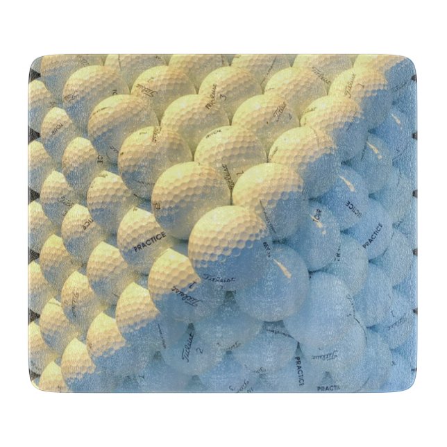 Golf Balls Cutting Board (Front)
