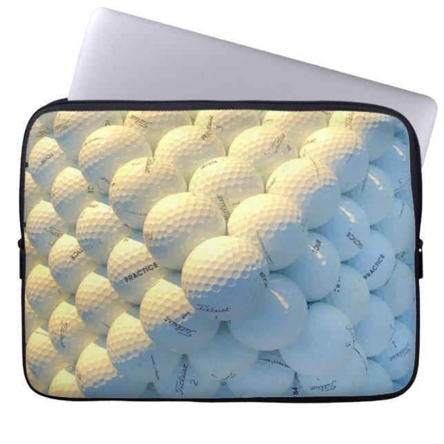 Golf Balls Laptop Sleeve (Front)