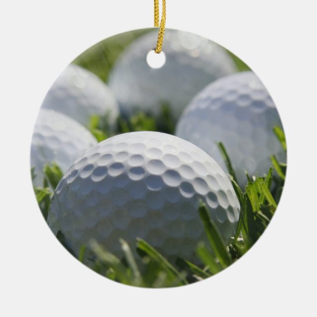Golf Balls Ornament (Front)