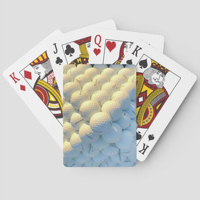 Golf Balls Playing Cards (Back)