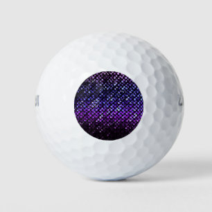 Golf Balls Purple Crystal Bling Strass