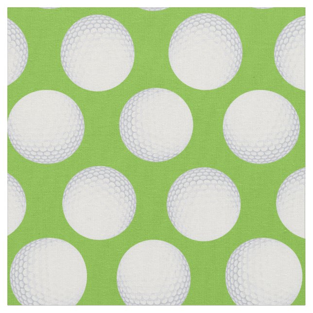 Golf Balls Sports Golfing Fabric (Close Up)